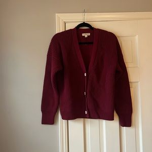 Tradlands Shelter Cardigan in Jam: Size Small NWOT